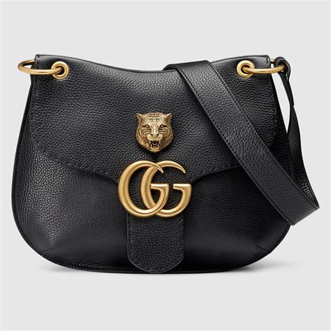 borsa gucci etnics|Gucci leather shoulder bag.